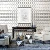 New ✨ A-Street Prints Fusion White Geometric Wallpaper 🔔 -Wallpaper Sales Store masterBREW1870