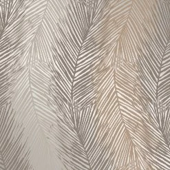 Hot Sale 🔥 Decorline Wheaton Bronze Leaf Wave Wallpaper 👍