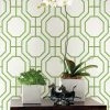 Best Pirce ✔️ Brewster Circuit Green Modern Ironwork Wallpaper 👍 -Wallpaper Sales Store masterBREW2003