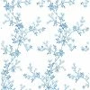 Best Pirce 😍 Brewster Claire Blue Floral Trail Wallpaper 🔔 2 Best Pirce 😍 Brewster Claire Blue Floral Trail Wallpaper 🔔 -Wallpaper Sales Store masterBREW2055