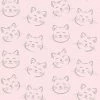 Discount 🥰 Brewster Kids Purr Cat Wallpaper 👍 -Wallpaper Sales Store masterBREW4877