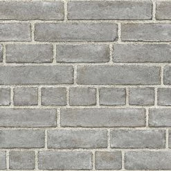 Coupon 🔔 Self-Adhesive Wallpaper NuWallpaper Gray Brick Facade Peel And Stick Wallpaper ✨