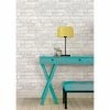 Wholesale ⭐ Self-Adhesive Wallpaper Brewster Grey And White Brick Peel And Stick Wallpaper 🛒