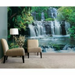 Best Pirce 🛒 Wall Murals Komar Pura Kaunui Falls Wall Mural 😍