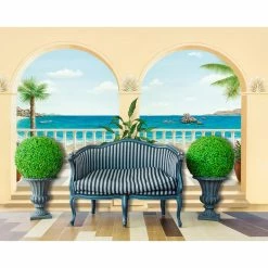 Best Sale 🛒 Wizard & Genius Wall Murals Wizard & Genius Terrasse Provencale Wall Mural ⌛