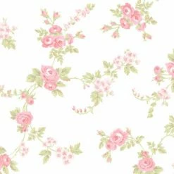 Deals 🔔 Manhattan Comfort Accentuations Willingford Floral Wallpaper 🔥