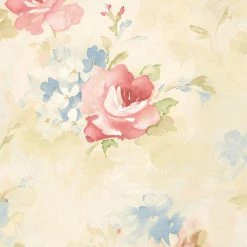 Outlet ✔️ Manhattan Comfort Accentuations Waterbury Floral Wallpaper 🔔