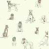 Cheap 🌟 York Wallcoverings Ashford Toiles 33 Ft. 🐶 Dogs Life Wallpaper 😀 1 Cheap 🌟 York Wallcoverings Ashford Toiles 33 Ft. 🐶 Dogs Life Wallpaper 😀 -Wallpaper Sales Store masterYWI1367