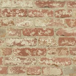 Discount โ๏ธ Self-Adhesive Wallpaper RoomMates Stucco Brick Peel And Stick Wallpaper โญ