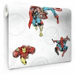Best Sale β¨ Self-Adhesive Wallpaper RoomMates Avengers Classic Peel And Stick Wallpaper π