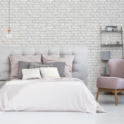 Wholesale 💯 Brewster Essentials Cologne Painted Brick Wallpaper 🌟 -Wallpaper Sales Store scaleBREW4864