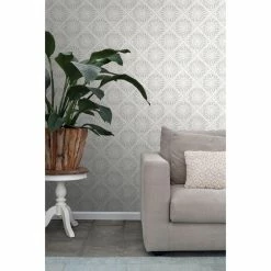 Best Pirce 🧨 ESTA Home Design Department Maureen Medallion Wallpaper 🤩 -Wallpaper Sales Store scaleBREW4923