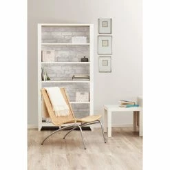 Wholesale ⭐ Self-Adhesive Wallpaper Brewster Grey And White Brick Peel And Stick Wallpaper 🛒 -Wallpaper Sales Store scaleBREW815