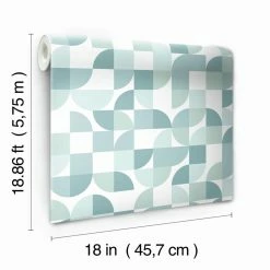 Flash Sale ✨ Self-Adhesive Wallpaper RoomMates Mid-Century Geometric Peel And Stick Wallpaper 🥰 -Wallpaper Sales Store scaleYWI1993