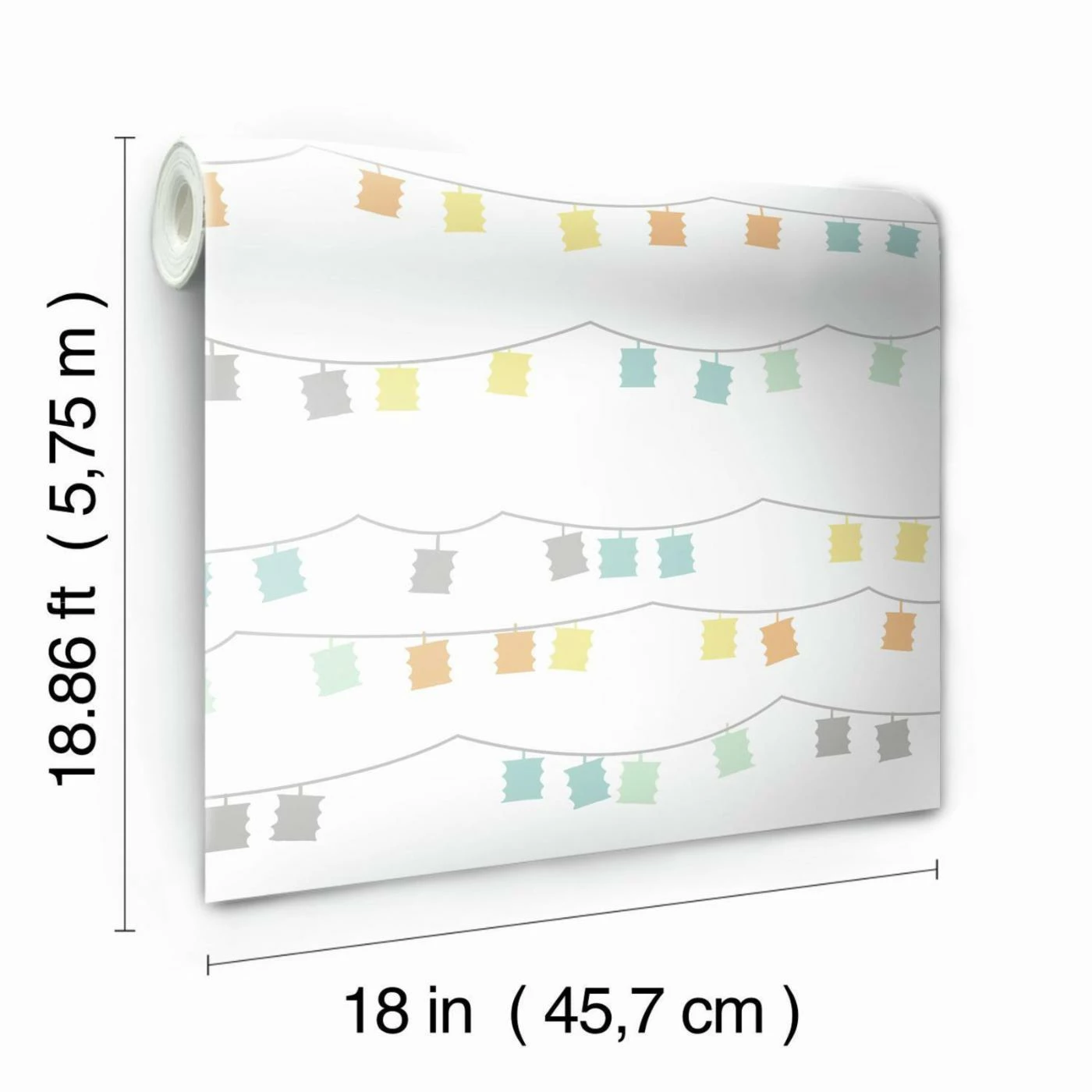 Budget π Self-Adhesive Wallpaper RoomMates Lanterns Peel And Stick Wallpaper β 7 Budget π Self-Adhesive Wallpaper RoomMates Lanterns Peel And Stick Wallpaper β - Image 5